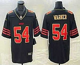 Men's San Francisco 49ers #54 Bobby Wagner White Gold Fashion Vapor Limited Stitched Jersey